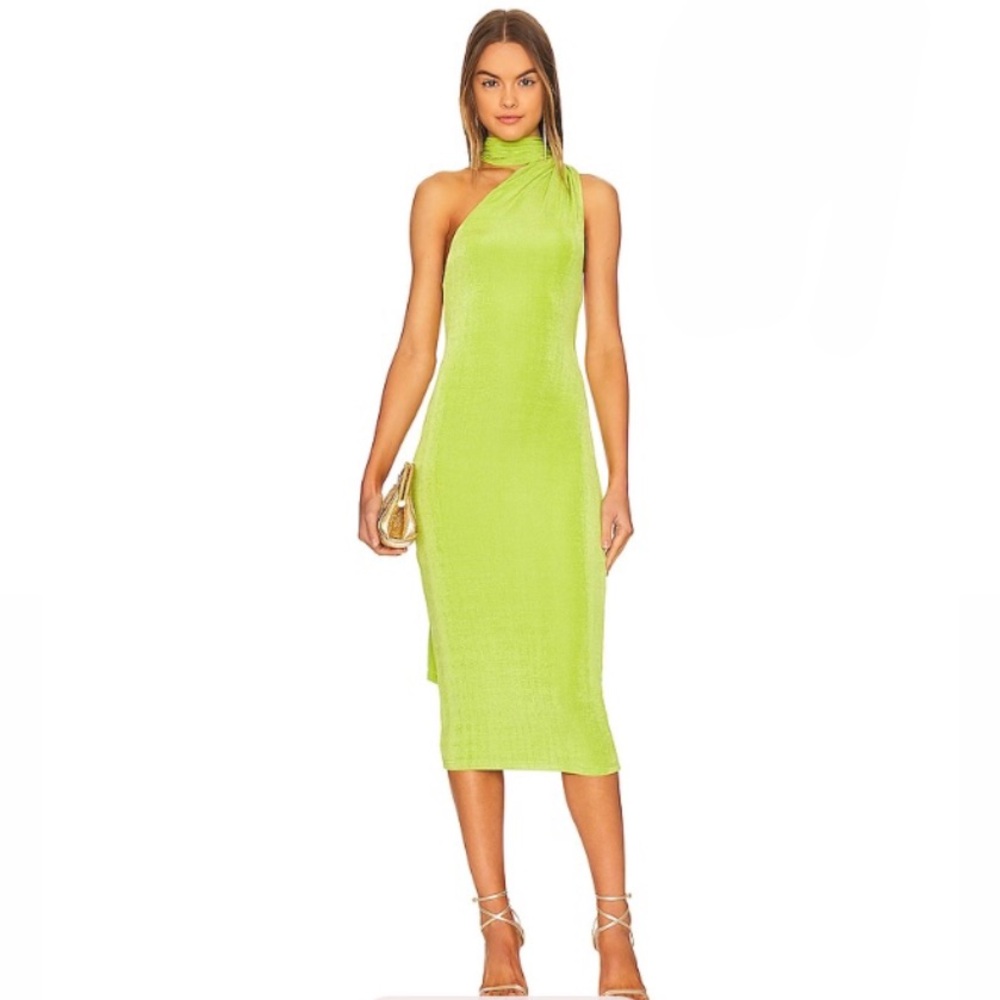 Nicollette Dress In Lime Daiquiri